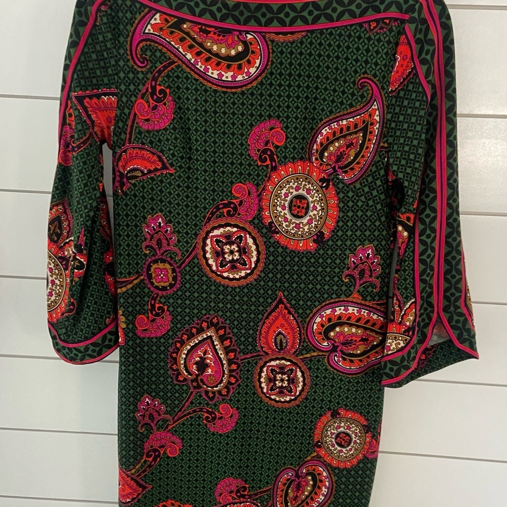 Green Paisley Dress